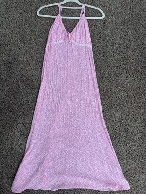 Billabong Pink Floral Slip Maxi Dress